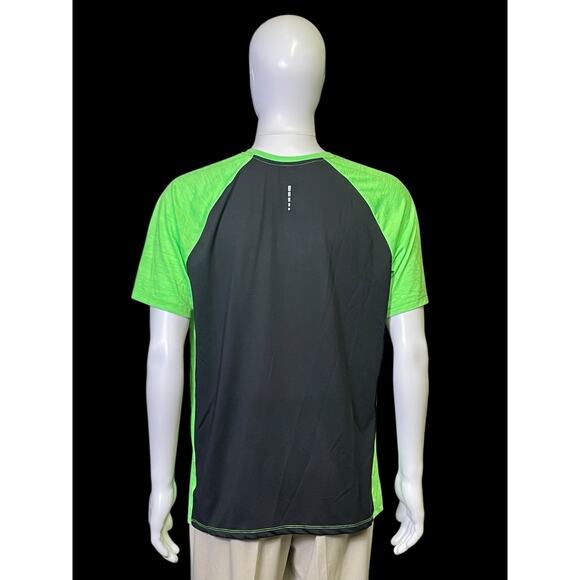 Russell Training Fit Dri-Power 360 Lime Green Athletic Shirt Men's Size Large - Picture 2 of 9